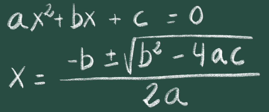 Fórmula de resolución de ecuaciones de segundo grado